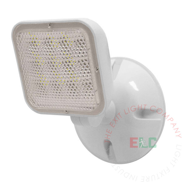 Ultra Bright LED Emergency Light | Oval High Output LED Lamps | White Housing EL-M2