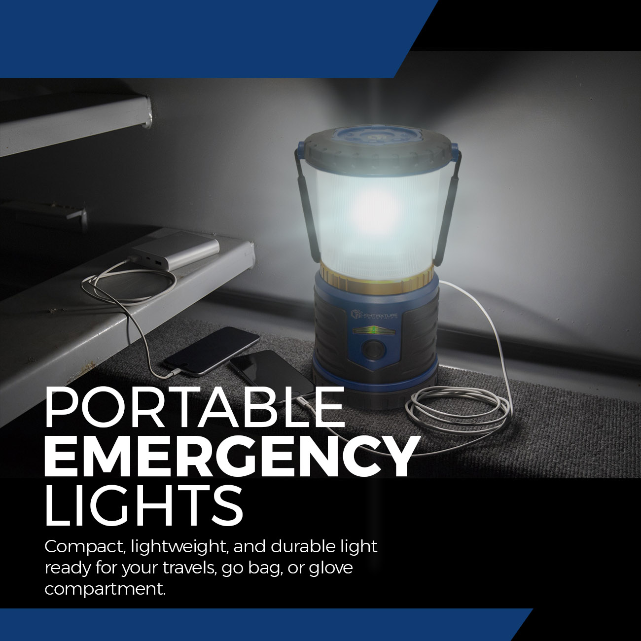 Keep your home lit up during a power outage with emergency lights